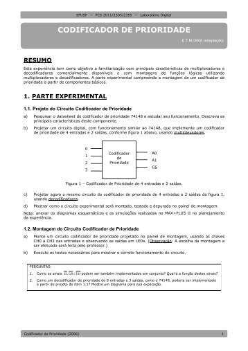 CODIFICADOR DE PRIORIDADE - PCS