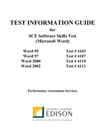 Microsoft Word Performance Test