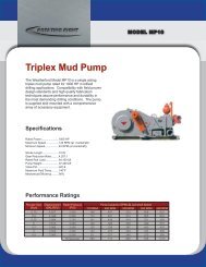 Triplex Mud Pump - Rotating Right