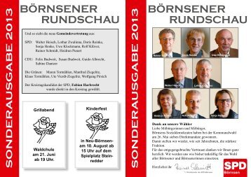 in Schleswig-Holstein - SPD BÃ¶rnsen