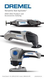 Versatile Tool Systemsâ¢ - Dremel