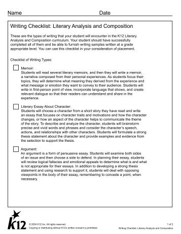 How To Write A Literary Essay Step By Step