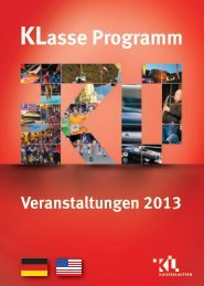 KLasse Programm - Kaiser in Lautern Werbegemeinschaft eV