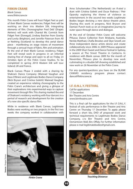 October 2009 Newsletter:January 2008 Newsletter ... - Dance Ireland