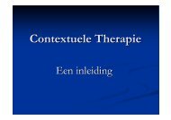 Contextuele Therapie