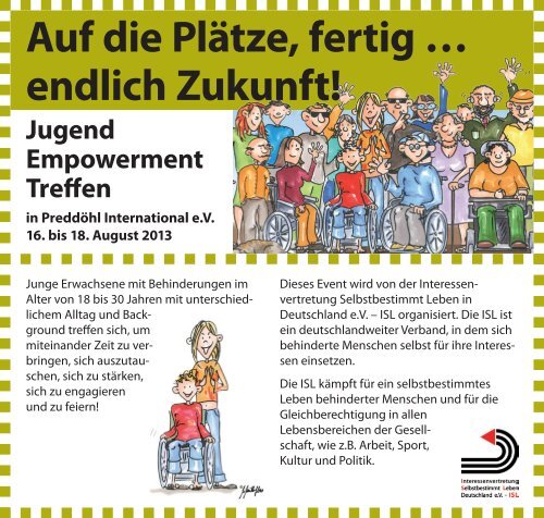 Flyer Jugend-Empowerment-Treffen - Taubenschlag