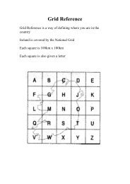 Grid Reference - Mountaineering Ireland