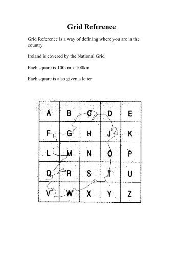 Grid Reference - Mountaineering Ireland