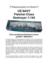 US NAVY Fletcher-Class Destroyer 1:144 Eine wunderbare Neuheit ...