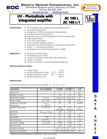 JIC 149 L & L-1 - Electro Optical Components, Inc.