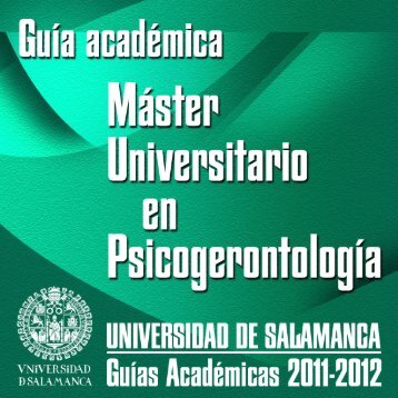 Asignaturas (GuÃ­a AcadÃ©mica) - Universidad de Salamanca