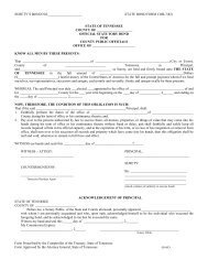 Revised PO Bond Form - Tennessee Comptroller of the Treasury