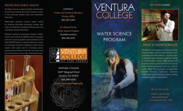 WATER SCIENCE PROGRAM - Ventura College