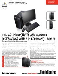 ThinkCentre A70 - News - Lenovo