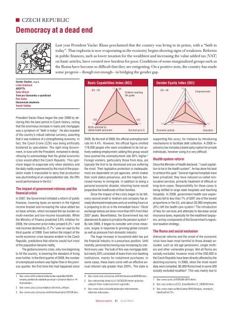 Social Watch Report 2009