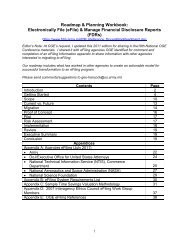 Roadmap & Planning Workbook - US Office of Government Ethics