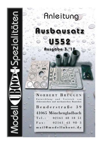 mail@modelluboot.de - Modell-Uboot-Spezialitäten