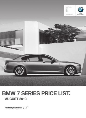 Price files (PDF) - BMW South Africa