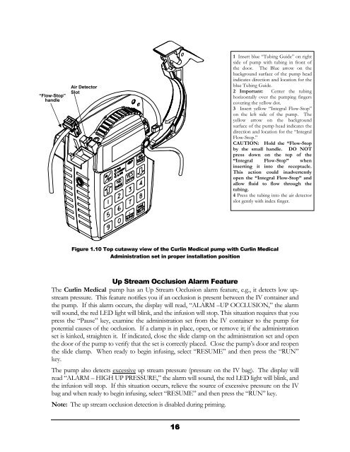 Curlin 2000 User Manual - Med-E-Quip Locators