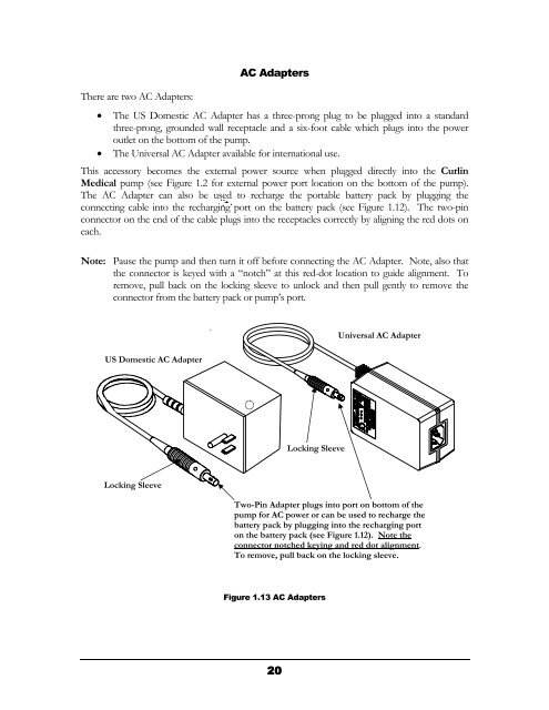 Curlin 2000 User Manual - Med-E-Quip Locators