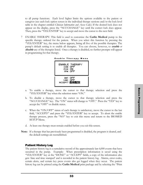 Curlin 2000 User Manual - Med-E-Quip Locators