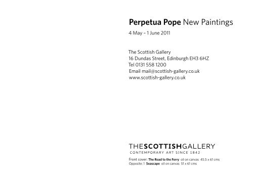 Perpetua Pope - The Scottish Gallery