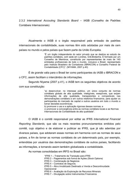 harmonizaÃ§Ã£o das normas internacionais de contabilidade no brasil