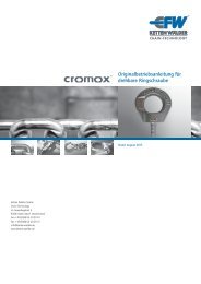 Originalbetriebsanleitung für drehbare Ringschrauben (08 ... - cromox