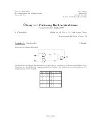 Ã‚Â¨Ubung zur Vorlesung Rechnerstrukturen - Systemsoftware und ...