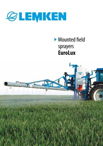 Mounted field sprayers EuroLux - Lemken