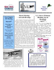 Issue March Meeting - Aircraft Riveting- S. J. (Steve ... - Chapter 252