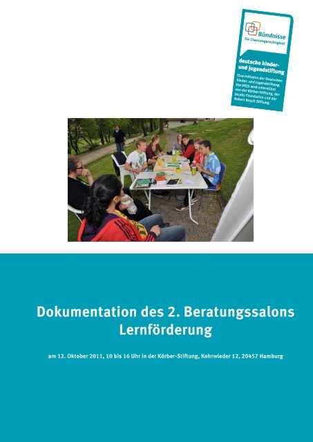 Dokumentation des 2. Beratungssalons LernfÃ¶rderung