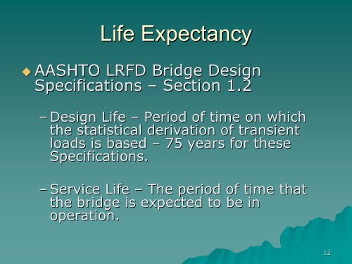 Design for Service Life, Bridge Birth Certificate & Concrete ...