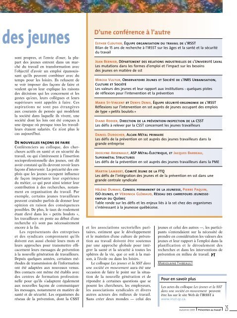 PrÃ©vention Printemps2004-4 - CSST
