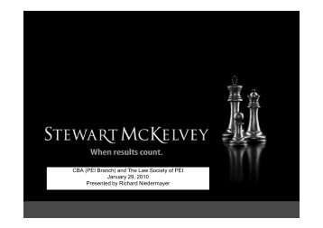 Uses of Trusts in Estate Planning - Stewart McKelvey