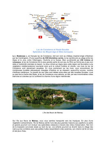 Lac de Constance et Haute-Souabe Splendeur du Moyen-Ã¢ge et ...