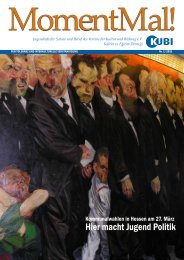 Zeitschrift MomentMal. Ausgabe 01/2011 - KUBI