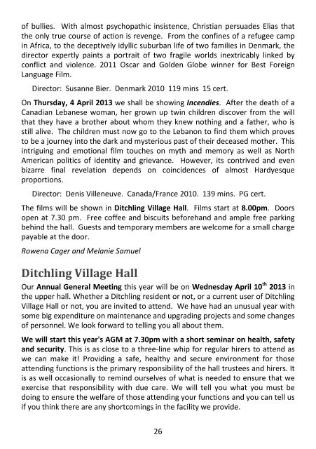 The Beacon March 2013 - Beacon Parish of Ditchling, Streat ...