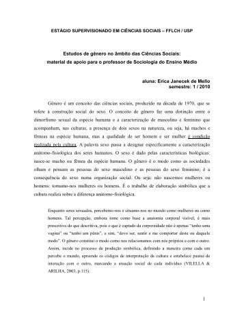 Texto - LaboratÃ³rio de Ensino de Sociologia (LES) - USP