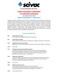 corso regionale sardegna di chirurgia generale - SCIVAC