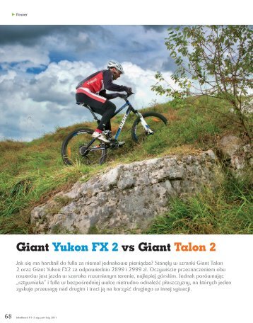 giant yukon fx 2 vs giant talon 2 - bikeboard