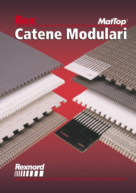 Catene modulari Catalogue Rex Mat Top - Tecnica Industriale S.r.l.