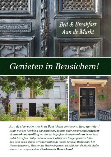 Bekijk hier de folder Genieten in Beusichem - B&B Aan de Markt in ...