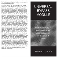 UNIVERSAL BYPASS MODULE - Meijer