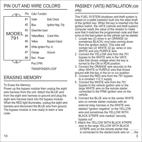 UNIVERSAL BYPASS MODULE - Meijer