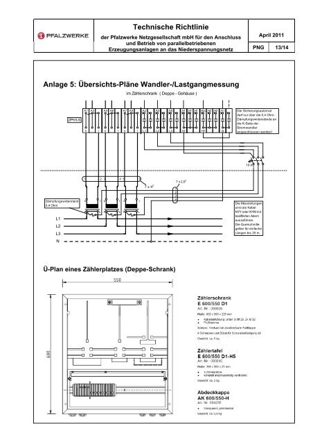 Technische Richtlinie - Pfalzwerke