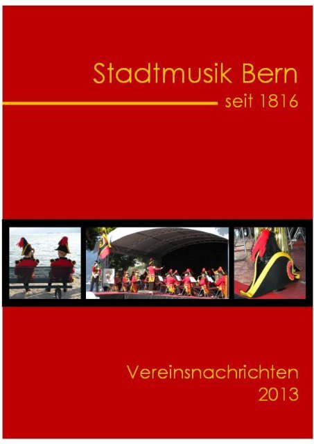 2013, Heft Nr. 1 - Stadtmusik Bern