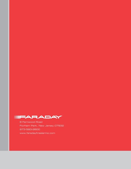 Faraday Fire Alarm Systems Overview Brochure - Siemens Building ...