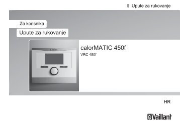 Upute za rukovanje calorMATIC 450f.pdf (0.38 MB) - Vaillant