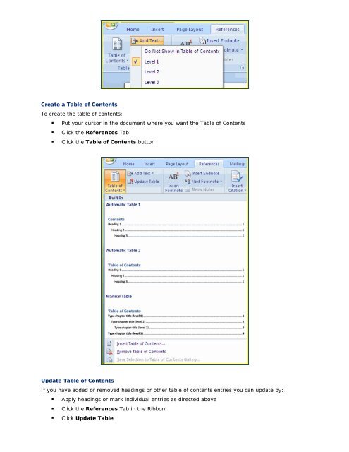 Microsoft Word 2007 - setu.com